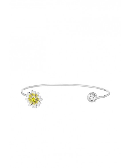 Bracelet Edenia Marguerite de Printemps Jaune Laiton Collection Fleurs