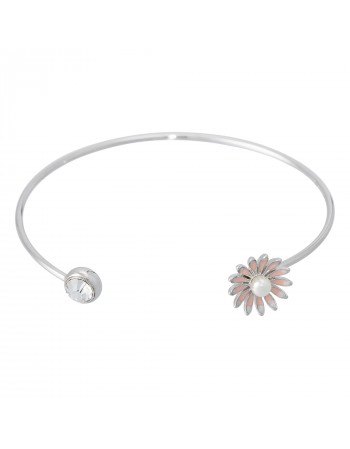 Bracelet Edenia Aster du Bonheur Violet Laiton Collection Fleurs