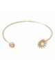 Bracelet Edenia Aster du Bonheur Rose Laiton doré Collection Fleurs